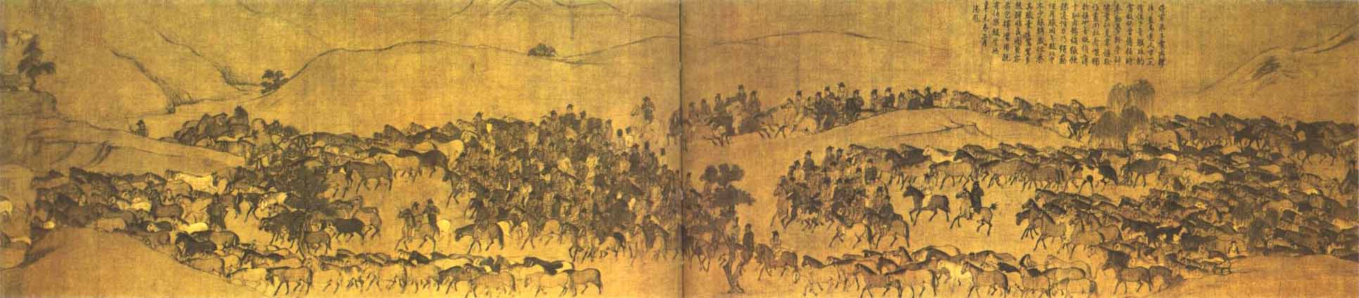 A Copy of Wei Yan's Painting of Herds, Li Gonglin