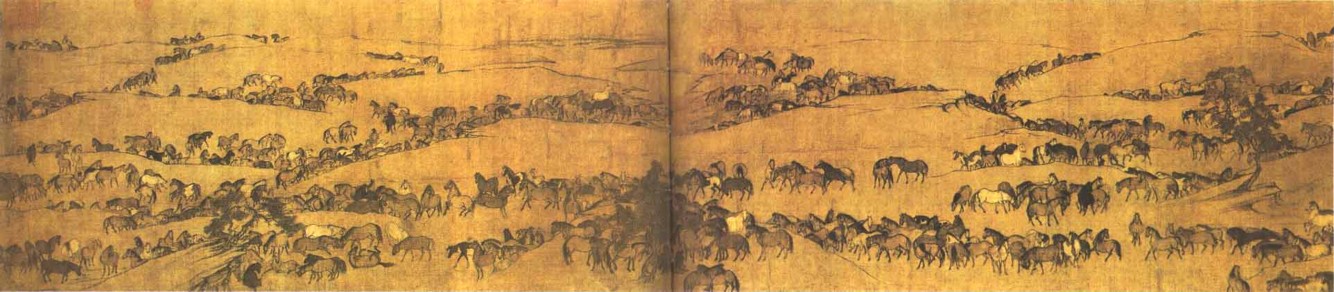 A Copy of Wei Yan's Painting of Herds, Li Gonglin