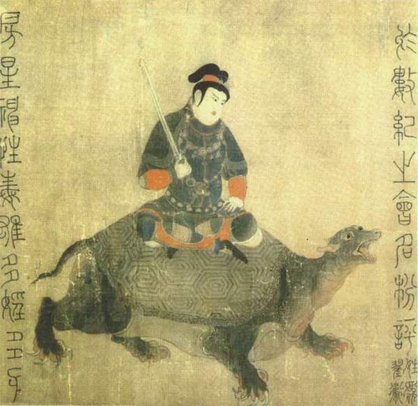 Painting of Twenty-eight Deities, Zhang Sengyao(early 6th century)